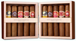 Petit Robusto Selection 10 cigars (90mm x Ring 50) - 5 Brands